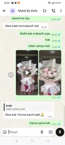 Testimonial Buket Bunga ranggasari